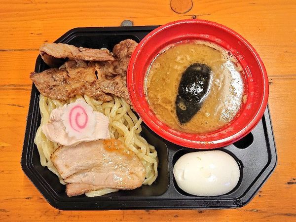 「大阪浪速の鶏ドロつけ麺＋なにわ星の豚のステーキ・たまご」@大つけ麺博 美味しいラーメン集まりすぎ祭の写真
