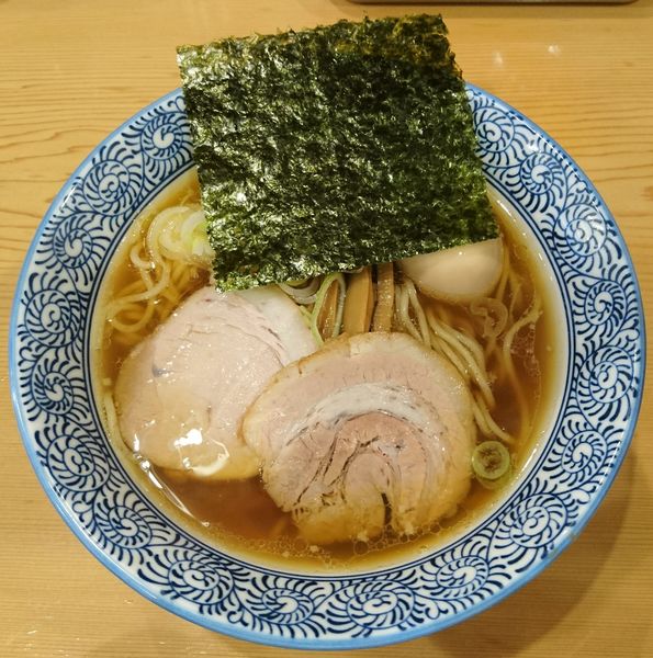 「中華そば＋味玉」@中華そば 笑歩の写真