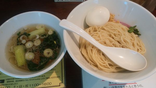 「塩生姜つけ麺Ｙ ￥950-味玉サービス」@塩生姜らー麺専門店MANNISHの写真