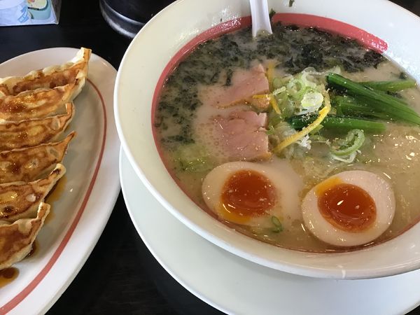 「鶏白湯らーめん640円期間限定」@幸楽苑 野田堤台店の写真
