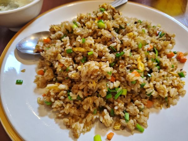 「自家製ニラ挽肉チャーハン」@鑫福隆の写真