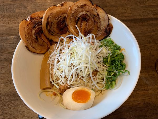 「汁なし担々麺」@麺侍 どらぁご ひたち野うしく店の写真