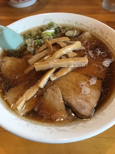 「チャーシュー麺＆持ち帰り牛すじご飯」@山大前 やまとや 本店の写真