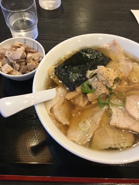 「にく煮干中華　きざみチャーシュートッピング」@中華そば屋 馬場の写真