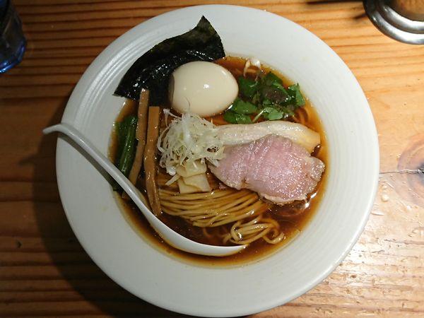 「味玉醤油そば」@麺処 篠はらの写真