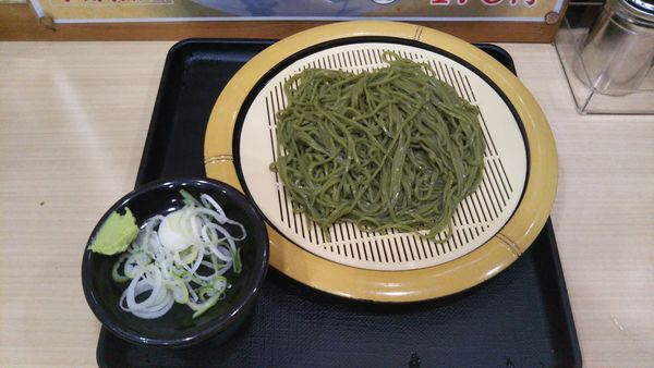 「狭山の茶そば」@狭山そば 西新宿五丁目店の写真