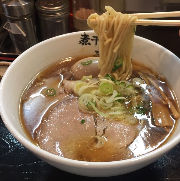 「あっさり煮干しらーめん780円他」@煮干しらーめん青樹 立川店の写真