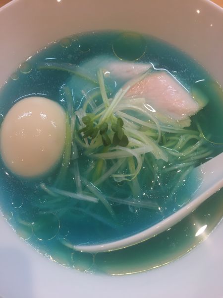 「鶏清湯　青」@濃厚鶏出汁拉麺 吉法師 KIPPOSHIの写真
