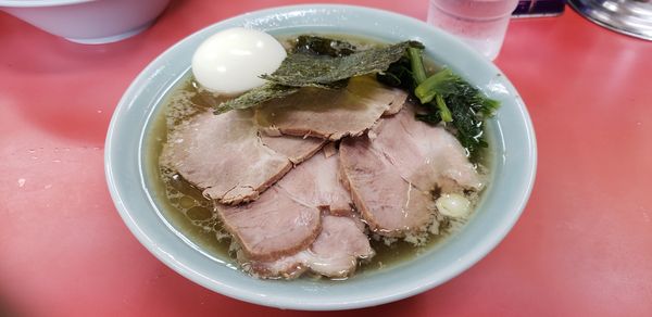 「チャーシューメン＋玉子」@ラーメンビッグの写真