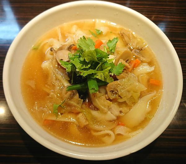 「あっさりスープの野菜麺(700円)」@XI'AN刀削麺 大宮店の写真