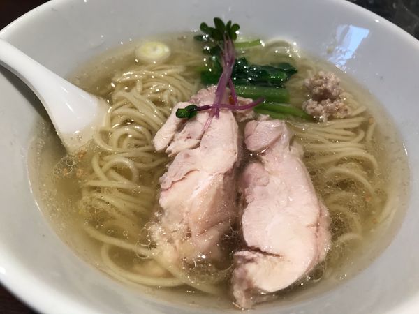 「塩生姜ラーメン」@塩生姜らー麺専門店MANNISHの写真