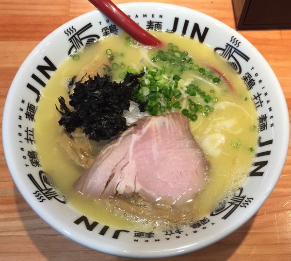 「鶏白湯塩拉麺780円」@鶏拉麺JINの写真