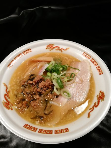 「野沢菜炒めの信州味噌豚骨らあめん」@大つけ麺博 美味しいラーメン集まりすぎ祭の写真