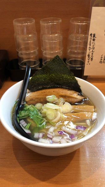 「期間限定の焼き煮干しそば」@らーめん工房 麺作の写真