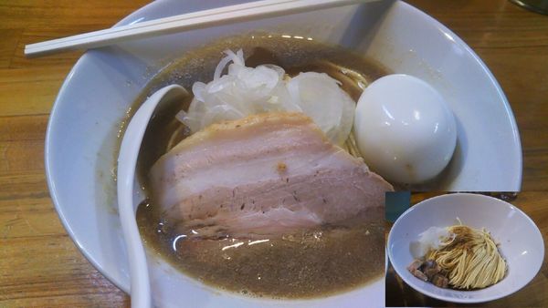 「中華そば+味玉+和え玉」@煮干中華ソバ イチカワの写真