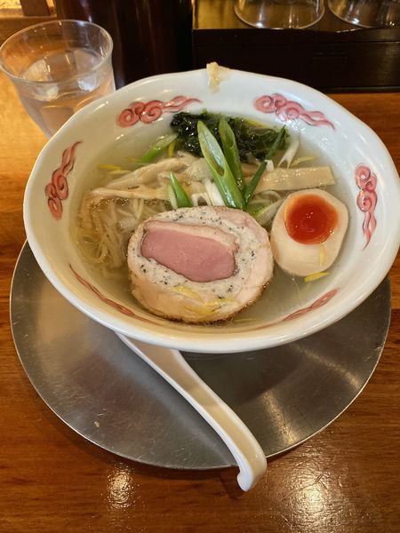 「鶏そば」@麺・DINING 毘沙門天の写真