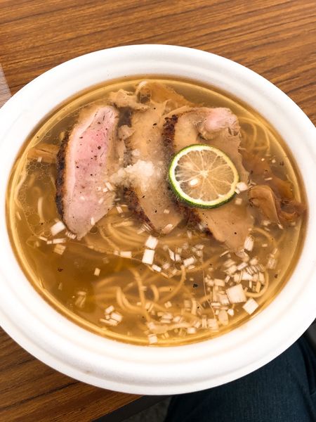 「MENSHO 岩手がもの塩中華そば」@東京ラーメンショー2019の写真
