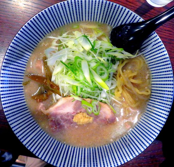 「味噌＋葱（900円）」@灼味噌らーめん 八堂八の写真