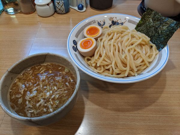 「つけ麺(味玉+大盛り)」@麺処 そら亭の写真