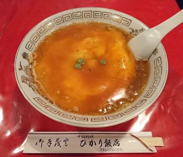 「天津湯麺(680円)」@ひかり飯店の写真