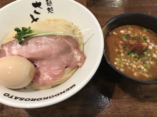 「濃厚味玉えびつけ麺1000円」@麺処さとう 船引店の写真