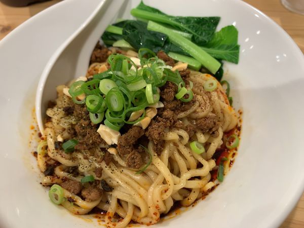 「汁なし担々麺（醤油）850円」@汁なし担々麺 ここからの写真