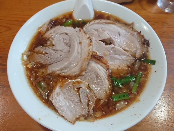 「しょうゆらんしゅうめん チャーシュー入り」@御食事処 やちよの写真