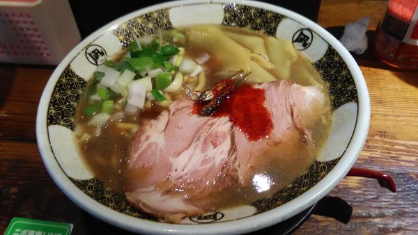 「こってり煮干しラーメン」@すごい煮干ラーメン凪 渋谷東口店の写真