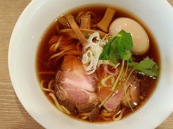 「醤油そば＋味玉」@中華そば 和渦 TOKYOの写真