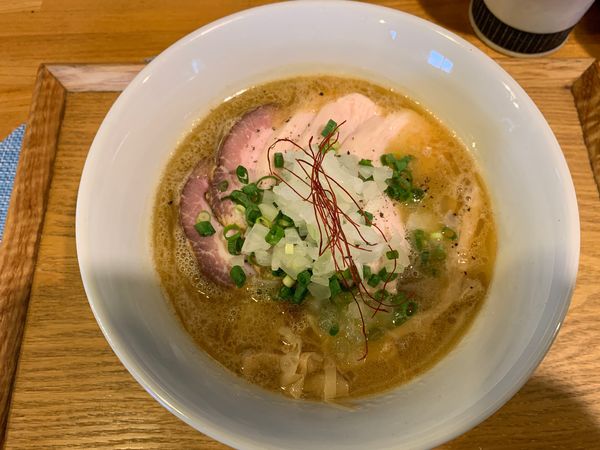 「鶏白湯チャーシュー」@中華蕎麦 はざまの写真