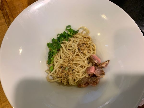 「煮干し和え玉」@中華蕎麦 はざまの写真