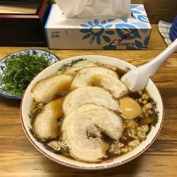 チャーシューめん+角煮の煮玉子