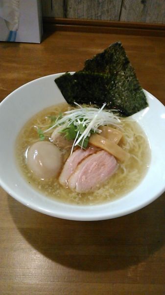 「鴨塩ラーメン　ラーパス　味玉」@鳴馬良の写真