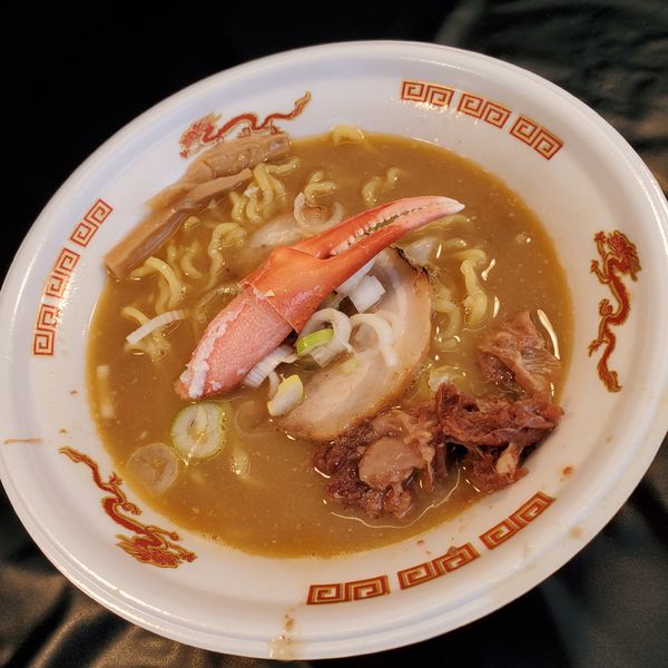 「【鬼そば藤谷】伝承蟹味噌らぁめん2020～あの！伝説の煮込み付き」@大つけ麺博 美味しいラーメン集まりすぎ祭の写真