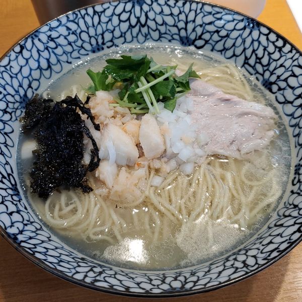 「【限定】鱈や白子や鱈子の潮SOBA」@㐂九八 ～garage～の写真