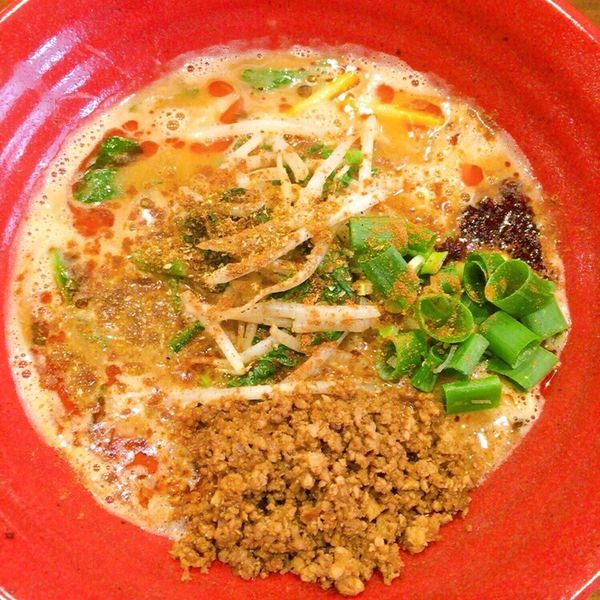 「金ゴマ味噌坦々麺 半麺 910」@立石担担麺 火のきの写真