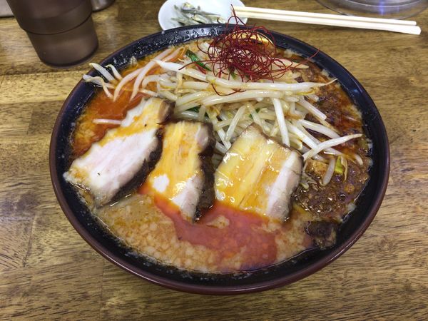 「‪【期間限定】味噌麻婆(ミソマーボ豆腐)ラーメン　950円」@中華蕎麦 丸め 東久留米店の写真