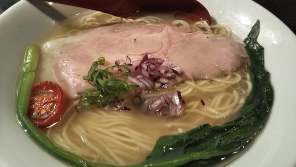 「宍道湖シジミと厚岸あさり（月一限定、１０００円）＋和え玉」@麺処 夏海の写真