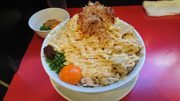 「まぜそば ダブルチーズ スキヤキ」@用心棒の写真
