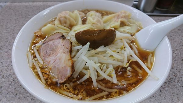 「【昼】ワンタン麺」@中華麺店 喜楽の写真