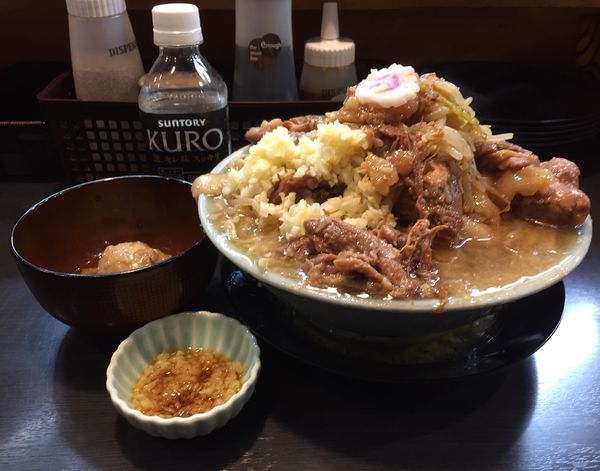 「豚増しラーメン＋とろり味玉＋生姜ダレ」@自家製麺 No11の写真