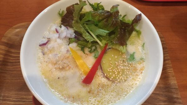 「白らーめん(豆乳)」@ひよこプリンの写真