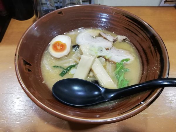 「味噌らぁめん」@爆じゅう餃子 餃点の写真