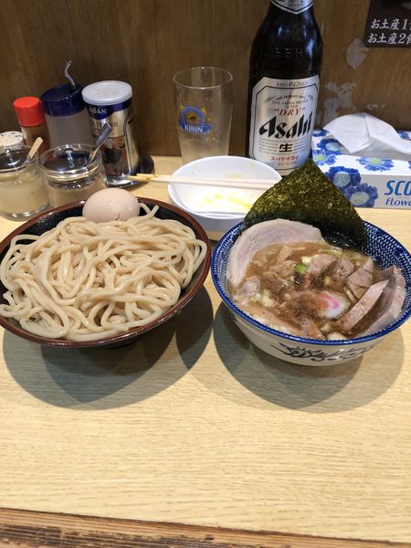 「つけチャーシュー+ビール」@くり山の写真