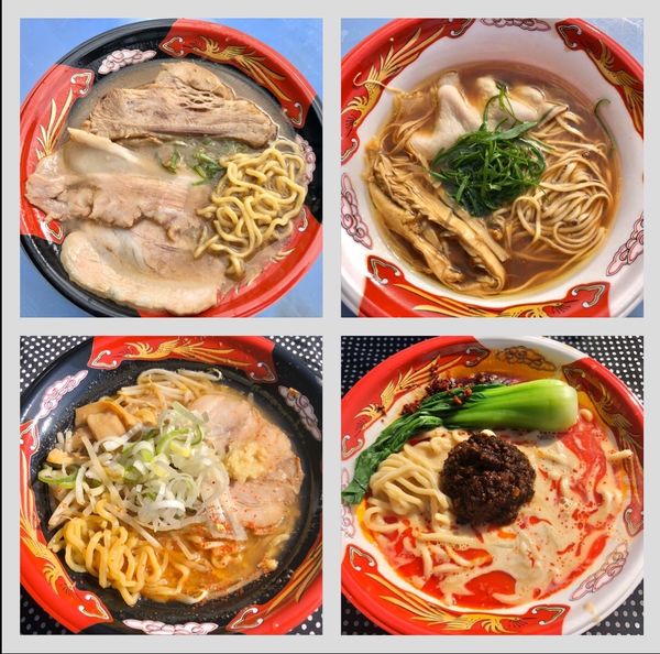 「真ラーメン祭り 絆 4店舗 900円/杯」@真ラーメン祭り 絆の写真