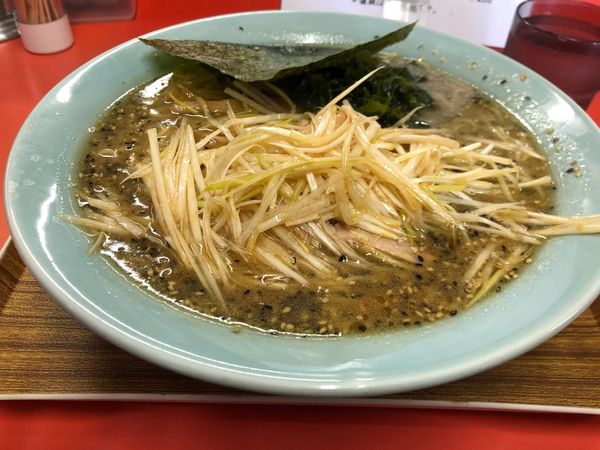 「ネギ味噌中盛りラーメン」@ラーメンショップ 鷲宮店の写真