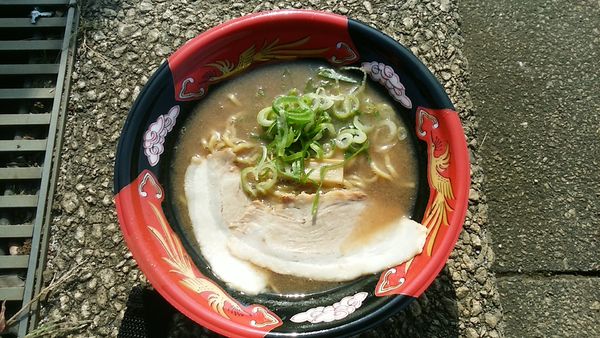 「無鉄砲 豚の骨　煮干豚骨ラーメン」@真ラーメン祭り 絆の写真