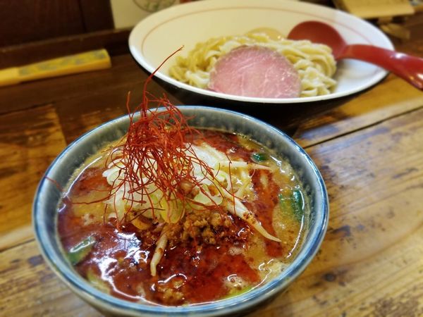 「辛味噌つけ麺 900円」@東京味噌らーめん 鶉の写真