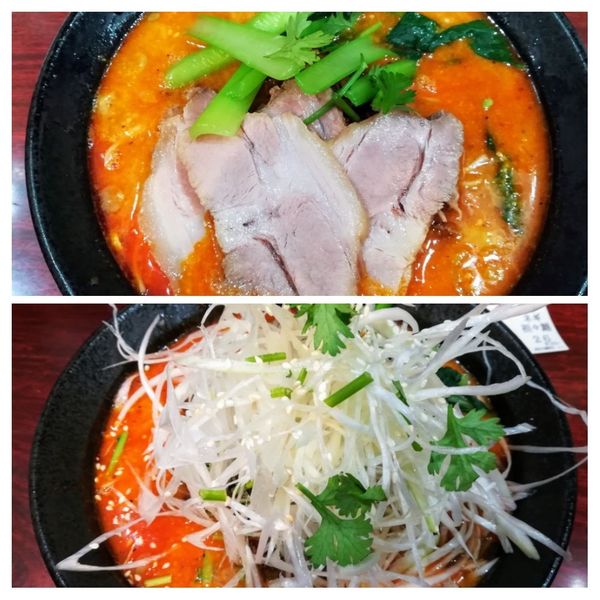 「ネギ担々麺780とチャーシュー担々麺880」@四川屋台の写真