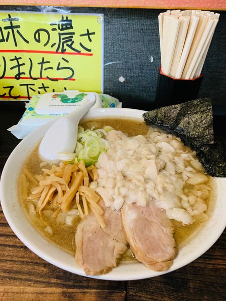 「ラーメン　身入り」@手打ち中華そば 酒田 平間店の写真